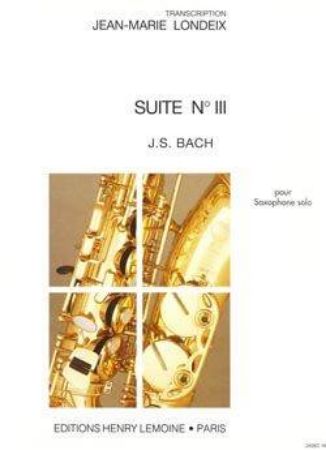 BACH J.S.:SUITE NO.3