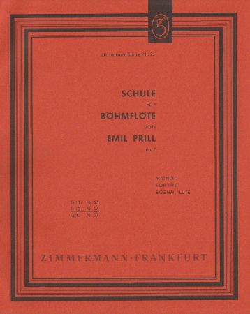 PRILL E.:SCHULE FUR BOHEMFLOTE 2 OP.7