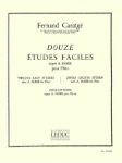 CARATGE:DOUZE ETUDES FACILES FLUTE/12 EASY STUDIES