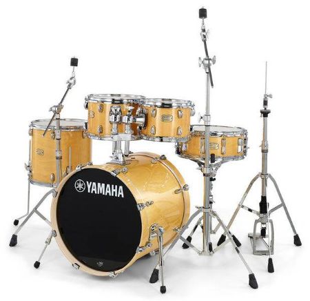 YAMAHA SET BOBNOV STAGE CUSTOM BIRCH SBP0F5NW NATURAL WOOD + HW780