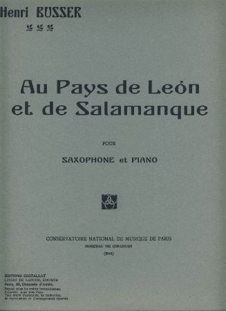 BUSSER:AU PAYS DE LEON ET DE SALAMANQUE