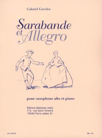 GROULEZ;SARABANDE ET ALLEGRO