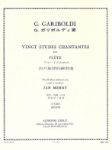 GARIBOLDI:20 ETUDES CHANTANTES OP.88