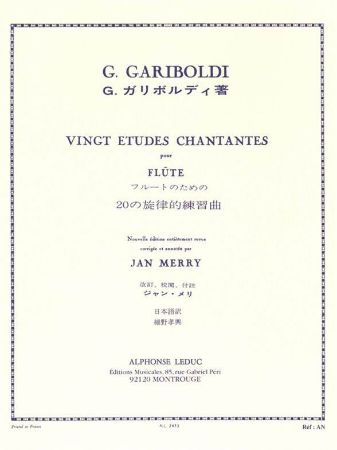 GARIBOLDI:20 ETUDES CHANTANTES OP.88