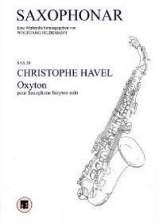 HAVEL:SAXOPHONAR OXYTON SAX BARYTON AND PIANO