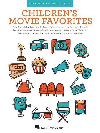 CHILDREN'S MOVIE FAVORITES EASY PIANO 2ND EDITION