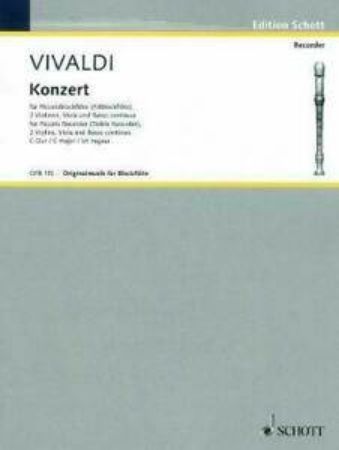 VIVALDI A.:KONZERT C-DUR RV 443 Altblockflote