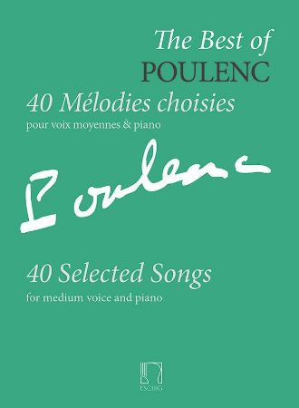 POULENC:40 MELODIES MEDIUM VOICE