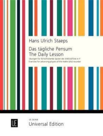 STAEPS: THE DAILY LESSON/DAS TAGLICHE PENSUM RECORDER