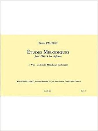 PAUBON:ETUDES MELODIQUES VOL.1