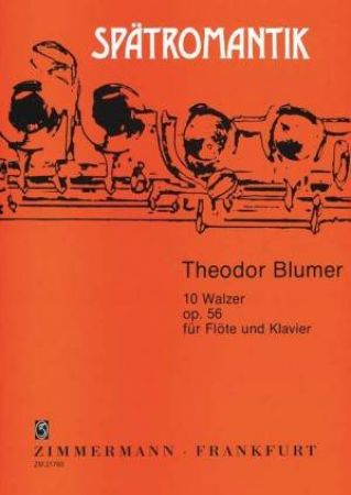 BLUMER:10 WALZER OP.56 FLOTE UND KLAVIER