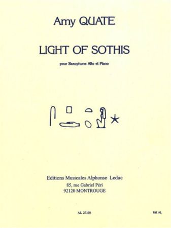 QUATE A;LIGHT OF SOTHIS,SAX