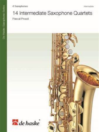 PROUST:14 INTERMEDIATE SAXOPHONE QUARTETS