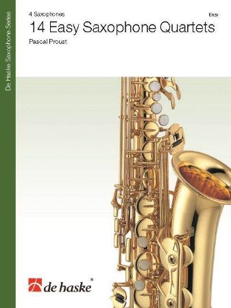 PROUST:14 EASY SAXOPHONE QUARTETS