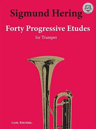 HERING:FORTY PROGRESSIVE ETUDES+ MP3 AUDIO DOWNLOAD