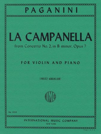 PAGANINI;LA CAMPA OP.7 VIOLINE + PIAN