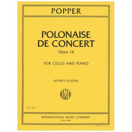 POPPER:POLONAISE DE CONCERT OP.14 CELLO