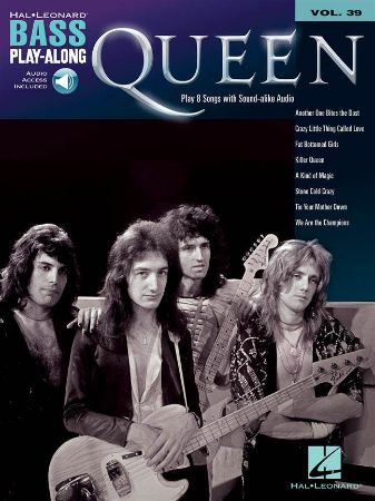 QUEEN PLAY ALONG BASS+AUDIO ACC.