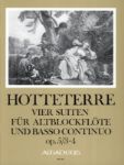 HOTTETERRE:VIER SUITEN OP.5/3-4 ALTBLOCKFLOTEN