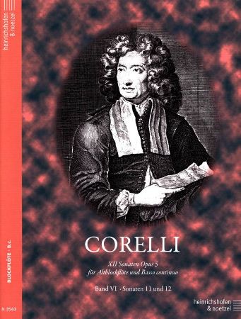 CORELLI:12 SONATEN  OP.5 /11 & 13 VOL.6 ALTBLOCKFLOTE