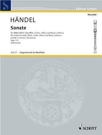 HANDEL G.F:SONATE N.2 G-MOLL OP.1