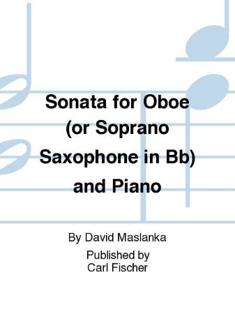 MASLANKA:SONATA FOR SOPRANO SAX AND PIANO