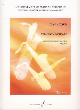 LACOUR:CHANSON MODELE,SAX+PIANO