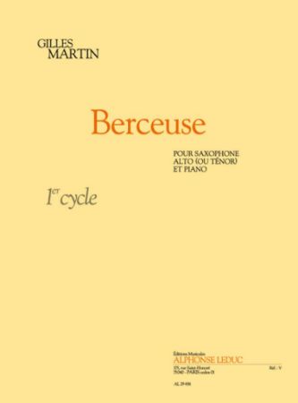 MARTIN G;BERCEUSE,SAX+PIANO