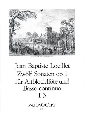 LOEILLET:12 SONATEN OP.1/1-3