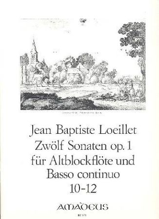 LOEILLET:12 SONATEN OP.1/ 10-12