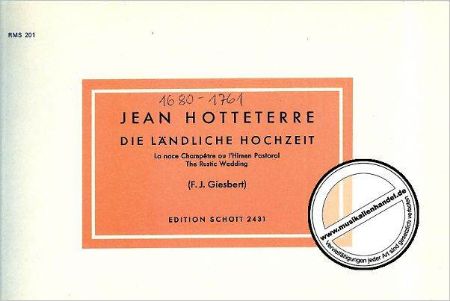 HOTETETERRE:DIE LANDLICHE HOCHZEIT