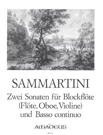 SAMMARTINI:ZWEI SONATEN,ALTBLOKFLOTE UND BASSO CONTINUO