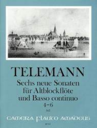 TELEMANN:6 NEUE SONATEN ALTBLOCKFLOTE UND BASSO CONTINUO 4-6