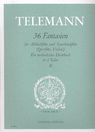 TELEMANN:36 FANTASIEN FOR ALTBLOCKFLOTE