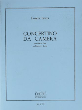 BOZZA:CONCERTINO DA CAMERA POUR FLUTE ET PIANO