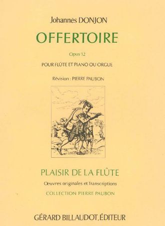 DONJON:OFFERTOIRE OP.12 FLUTE & PIANO