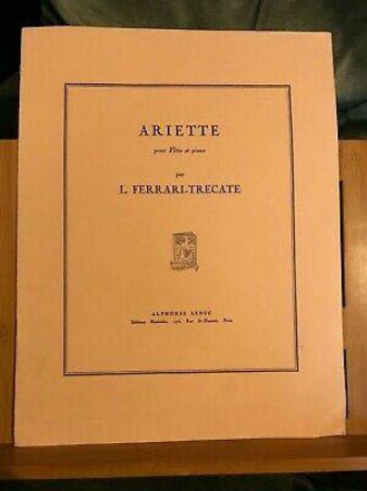 FERRARI L./TRECATE:ARIETTE FLUTE ET PIANO