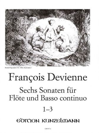 DEVIENNE:SECHS SONATEN 1-3 FUTE & PIANO