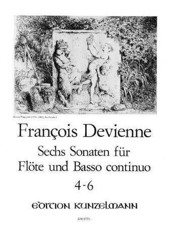 DEVIENNE:SECHS SONATEN 4-6 FLUTE & PIANO