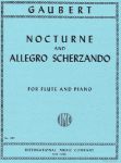 GAUBERT:NOCTURNE AND ALLEGREO SCHERZANDO FLUTE AND PIANO