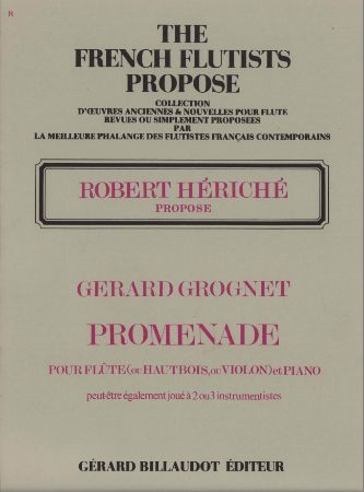 GROGNET G:PROMENADE, FLUTE ET PIANO