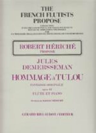 DEMERSSEMAN:HOMMAGE A TULOU OP.43 FLUTE & PIANO