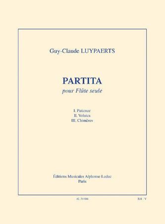 LUYPAERTS:PARTITA POUR FLUTE SEULE/SOLO