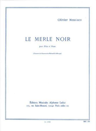 MESSIAEN:LE MERLE NOIR FLUTE ET PIANO