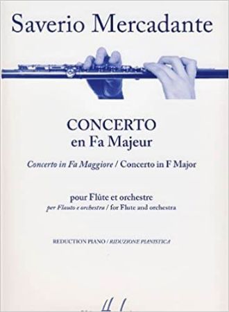 MERCADANTE:CONCERTO FA MAJEUR FLUTE ET PIANO