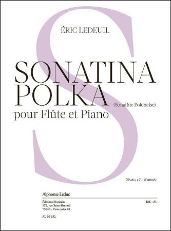 LEDEUIL:SONATINA POLKA FLUTE ET PIANO