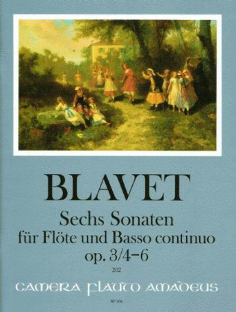 BLAVET:6 SONATEN O.3/4-6 FLOTE AND BASSO CONTINUO