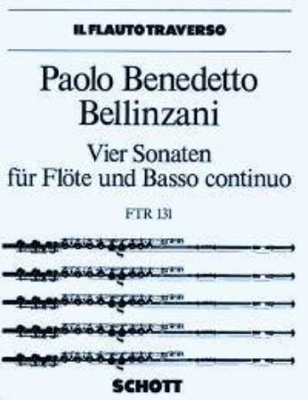 BELLINZANI:4 SONATE FUR FLOTE UND BASSO CONTINUO