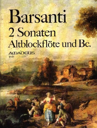 BARSANTI:2 SONATEN ALTBLOCKFLOTE UND BC.