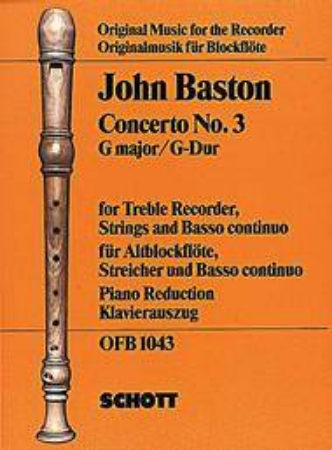 BASTON J:CONCERTO NO.3 G-DUR